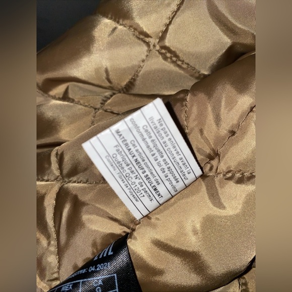 GUESS Jeans Sherpa Trimmed Corduroy Trucker Jacket Brown Size Large men’s - Picture 6 of 9